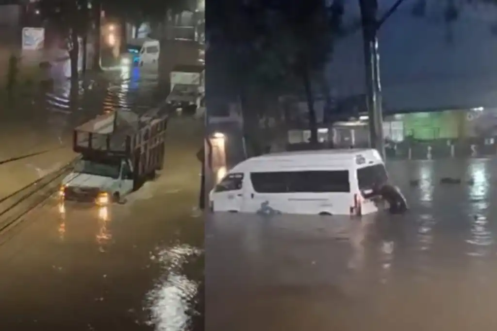 Las intensas lluvias registradas la tarde-noche del jueves provocaron severas inundaciones en Ixtapaluca, Estado de México, donde bomberos de Protección Civil tuvieron que utilizar lanchas para trasladar a vecinos atrapados en calles anegadas.