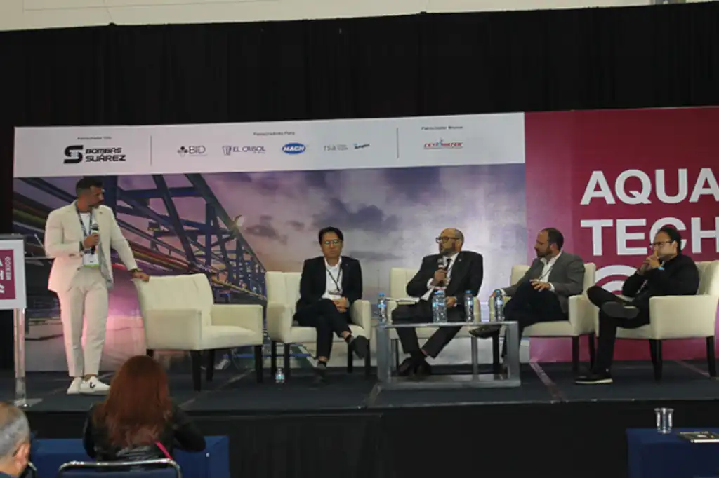 Daniel Madariaga Barrilado impulsa el paradigma de la compensación hídrica en Aquatech México 2025.