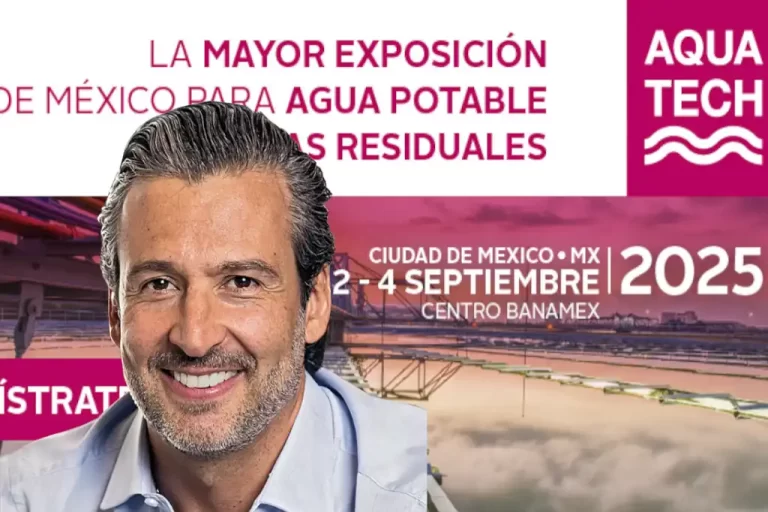 Con un llamado a transformar la escasez de agua en resiliencia, Daniel Madariaga Barrilado fue una de las voces centrales durante Aquatech Mexico 2025, evento que se llevó a cabo del 2 al 4 de septiembre en el Centro Banamex de la Ciudad de México.