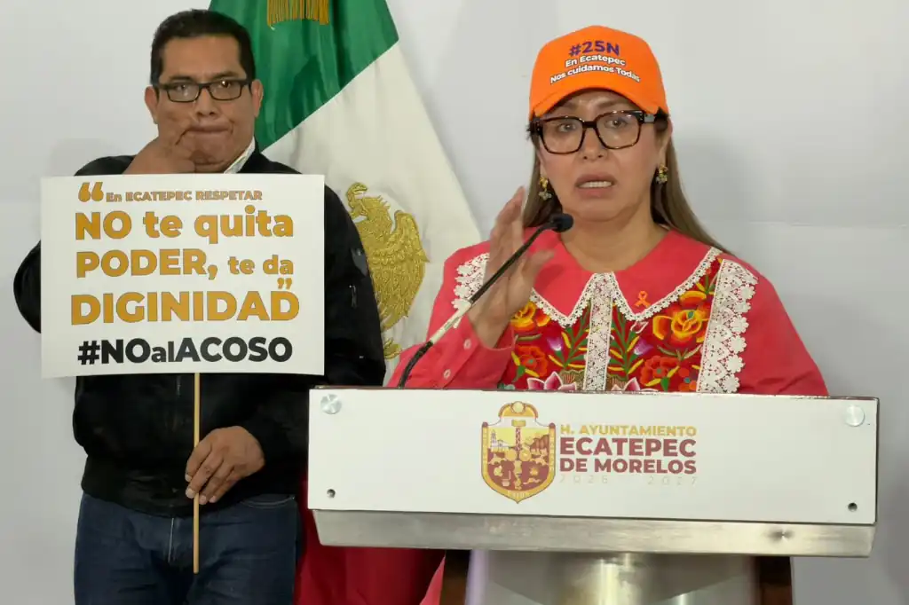 Durante 2025, Ecatepec registró una disminución significativa en delitos cometidos contra mujeres, de acuerdo con datos oficiales presentados por la alcaldesa Azucena Cisneros.