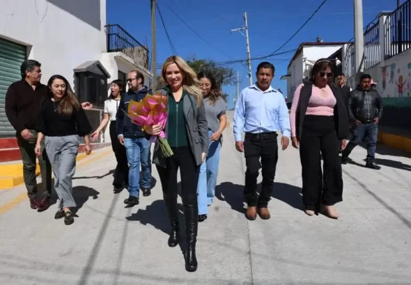 Huixquilucan fortalece la movilidad en San Juan Yautepec con nueva pavimentación