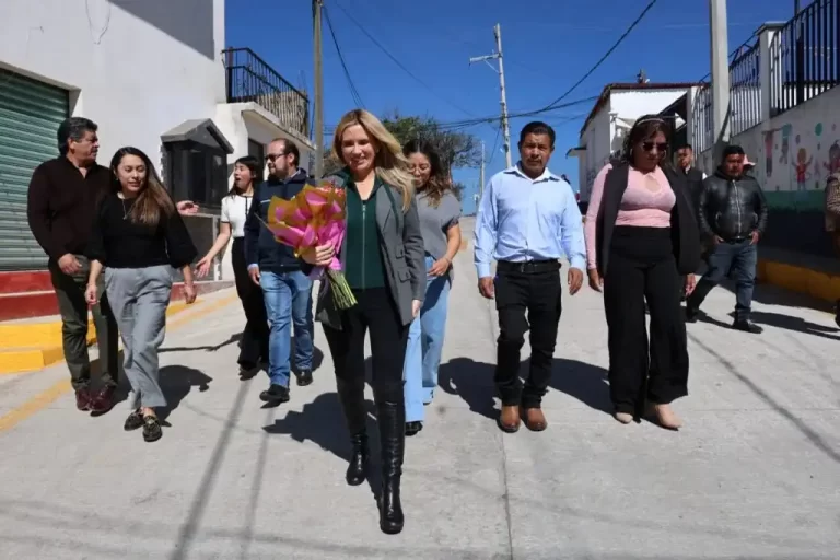 Huixquilucan fortalece la movilidad en San Juan Yautepec con nueva pavimentación