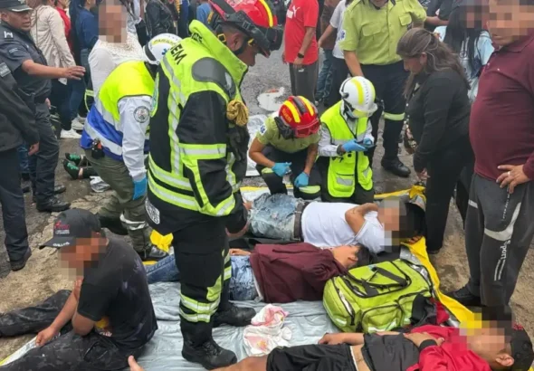Rayo deja 12 heridos durante fiesta del Cristo de la Montaña en Toluca