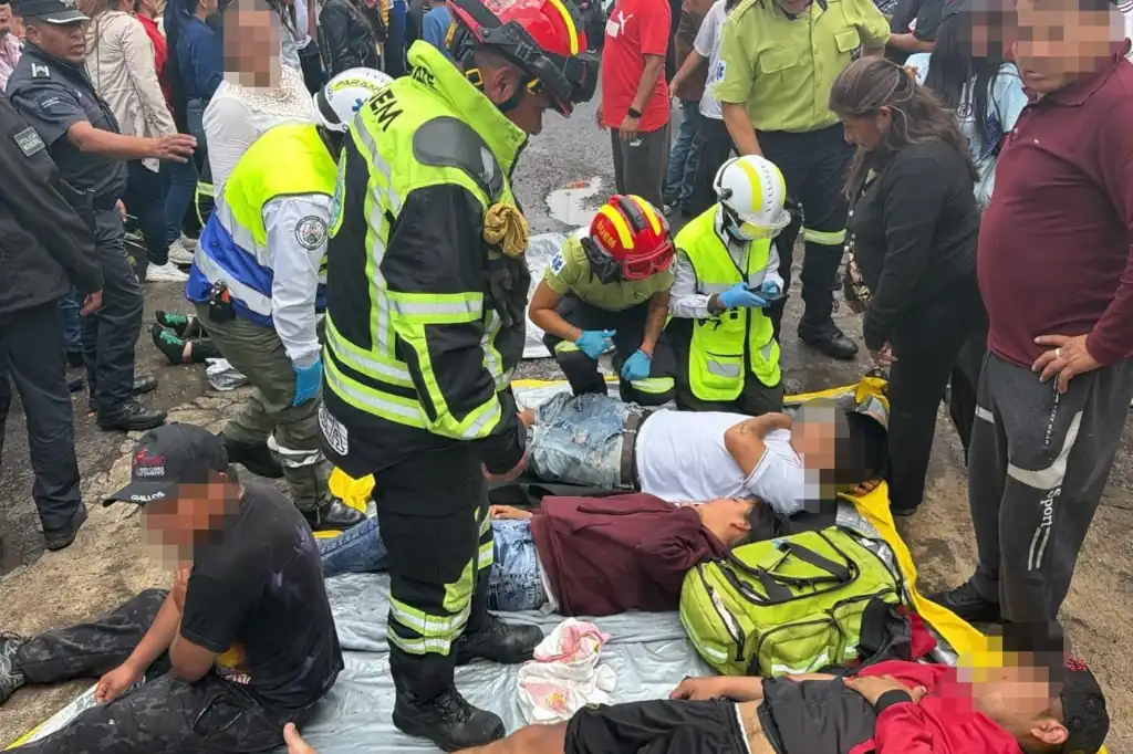 Rayo deja 12 heridos durante fiesta del Cristo de la Montaña en Toluca