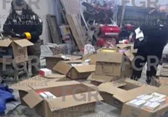 FGR asegura medicamento caducado y detiene a una persona en Valle de Chalco