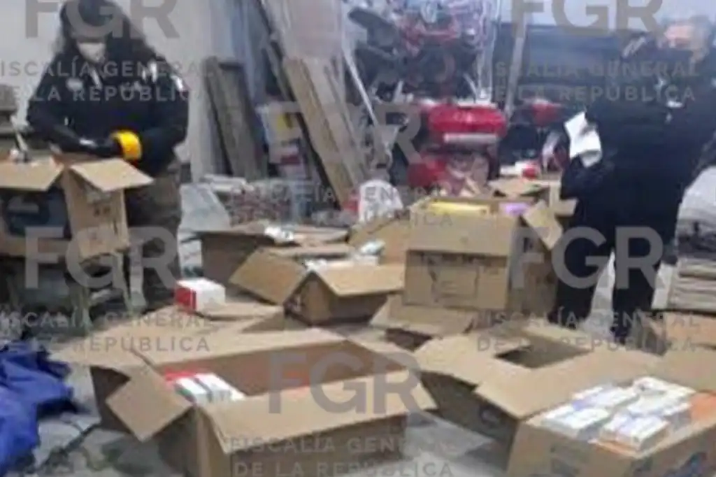FGR asegura medicamento caducado y detiene a una persona en Valle de Chalco